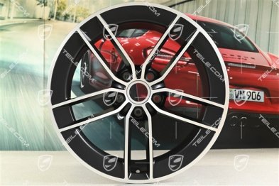 21-inch Carrera Exclusive Design wheel rim, 11,5J x 21 ET79, black satin matt