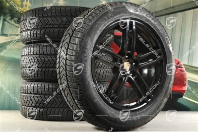 19-inch "Macan Sport" winter wheels set, rims 8,5J x 19 ET21 + 9J x 19 ET21 + Pirelli winter tyres 235/55 R19 + 255/50 R19, with TPMS
