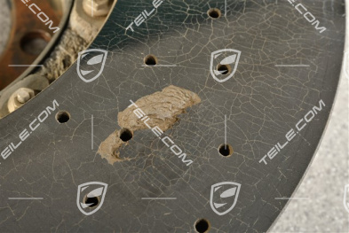 PCCB tarcza hamulcowa ceramiczna, 20" / 420mm, mocno uszkodzona, R