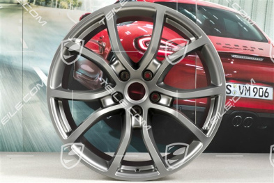 21" Felga Cayenne Exclusive Design, 11J x 21 ET49, Platinum satynowy półmat