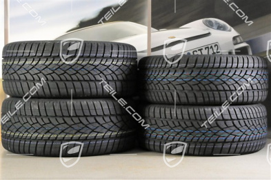 18" Cayman winter wheel set, 8J x 18 ET57 + 9J x 18 ET47 + winter tyres Dunlop SP Winter Sport 3D 235/45 R18 + 265/45 R18, without TPMS.