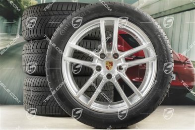 20-inch Cayenne Sport winter wheel set, rims 9J x 20 ET50 + 10,5J x 20 ET64 + Continental winter tyres 275/45 R20 + 305/40 R20, with TPMS