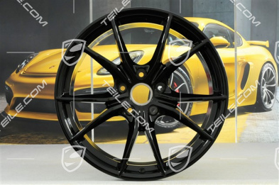 20" Felgensatz Carrera S IV, 8J x 20 ET57 + 10J x 20 ET45, Tiefschwarz Metallic