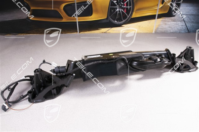 Trailer coupling, electric folding