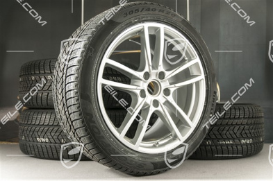 20-inch Cayenne COUPE Sport winter wheel set, rims 9J x 20 ET50 + 10,5J x 20 ET55 + Pirelli winter tyres 275/45 R20 + 305/40 R20, with TPMS