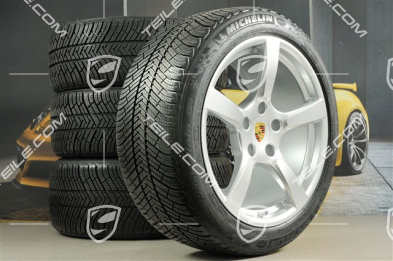 19" Cayman S koła zimowe komplet, felgi 8J x 19 ET57 + 10J x 19 ET45, opony zimowe Michelin Pilot Alpin 4: 235/40 R19 + 265/40 R19