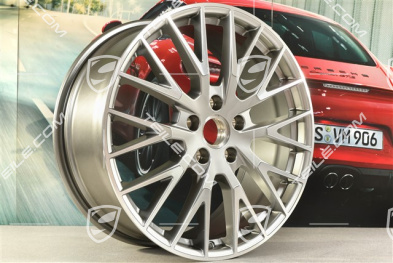 21-inch wheel rim Panamera Exclusive Design, 9,5J x 21 ET71, Platinum Silver Metallic
