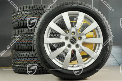 20" Winterräder Satz "Cayenne SportDesign II", Felgen 9J x 20 ET57 + Dunlop Winterreifen 275/45 R20, ohne RDK-Sensoren
