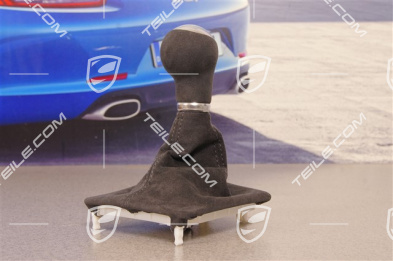 Shift lever / gearshift knob, Alcantara, 6-speed manual transmission