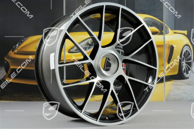 20" Felge Turbo Sport III, Zentralverschluss, 9J x 20 ET51, schwarz
