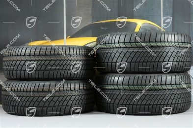 19" Winterräder Satz "Cayman S", Felgen 8J x 19 ET57 + 9,5J x 19 ET45 + NEUE Continental WinterContact TS 830P Winterreifen 235/40 R19 + 265/40 R19, mit RDK-Sensoren
