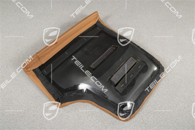 Back seat lower / cushion, Coupe/Targa, leather, Brown, R