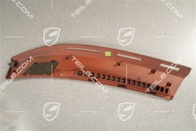 Dashboard defroster trim / cover, Terracotta, R
