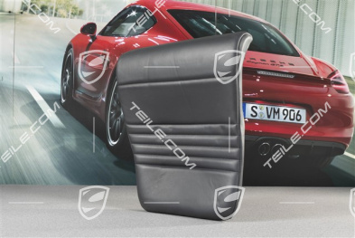 Back seat lower / cushion, Cabrio, leather, Metropol blue, L