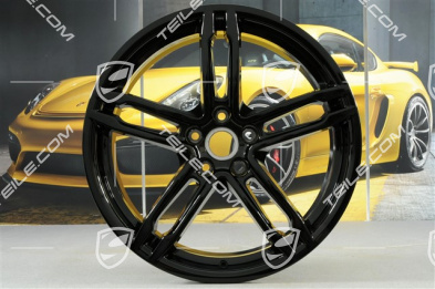 19" Felgensatz Macan Turbo, 8J x 19 ET21 + 9J x 19 ET21, schwarz hochglanz