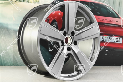22-inch wheel rim, Exclusive Design Sport, 11,5J x 22 ET61, vesuvio grey