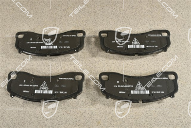 GT3, Brake pads, front, L+R