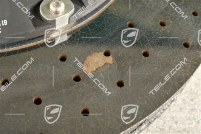PCCB Keramik-Bremsscheibe, 991.2 C2 / C2S / C4 / C4S / 991.1 Turbo / 991.2 Turbo, beschädigt, L