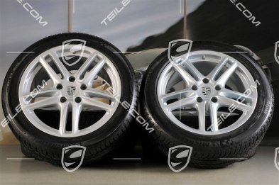 19" Panamera TURBO Winterräder Satz, Felgen 9J x 19 ET 60 + 10J x 19 ET61 + Michelin Winterreifen 255/45 R19+285/40 R19, RDK-Sensoren