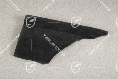 Centre console, Lateral cover, Black, R