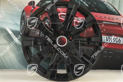 20" wheel rim Taycan Tequipment Design, 9J x 20 ET54, black high gloss