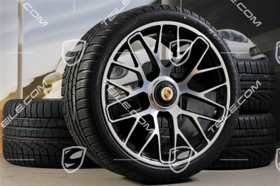 20" Turbo S central locking winter wheel set for Turbo S, wheels 8,5J x 20 ET51 + 11J x 20 ET59 + Pirelli Sottozero II winter wheels 245/35 R20+295/30 R20, TPMS