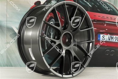 20"+21" GT2RS/GT3RS Magnesium wheel set, wheel rims 9,5 J x 20 ET50 + 12,5 J x 21 ET48, black satin mat