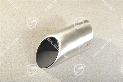 Tailpipe, Panamera Hybrid, silver, R
