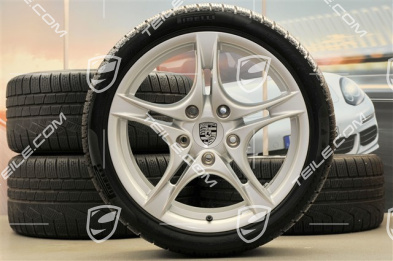 18-inch Cayman S II winter wheel set (with tyres), front wheels 8J x 18 ET57 + rear 9J x 18 ET43 + tyres 235/40 ZR18 + 255/40 ZR18