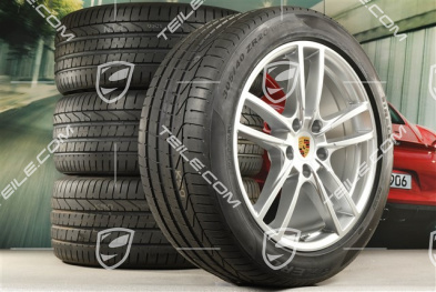 20-inch Cayenne Coupé Sport summer wheel set, rims 9J x 20 ET50 + 10,5J x 20 ET55 + NEW Pirelli P Zero summer tyres 275/45 R20 + 305/40 R20, with TPMS