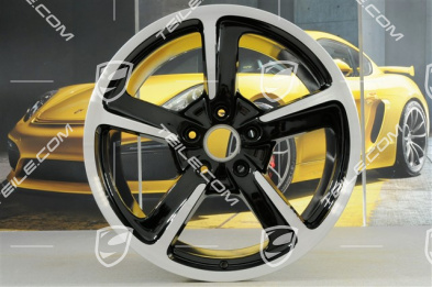 20" Felga Sport Techno, 11,5J x 20 ET68, czarny wysoki połysk