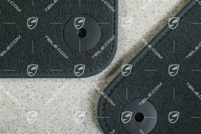 Komplet dywaników podłogowych, przód, (L+R), grafitowo-granatowy Graphite Blue