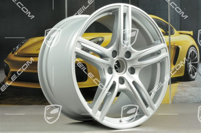 20-inch wheel rim set Panamera Turbo, 9,5J x 20 ET71 + 11,5J x 20 ET68, Brilliant chrome
