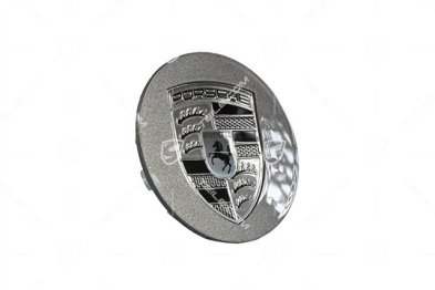 Komplet dekielków wklęsłych, herb Turbonit, dark titanium