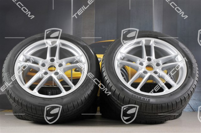 19-inch winter wheels set Turbo II, rims 9J x 19 ET60 + 10J x 19 ET61 + NEW Pirelli Sottozero winter tyres 255/45 R19 + 285/40 R19, without TPM