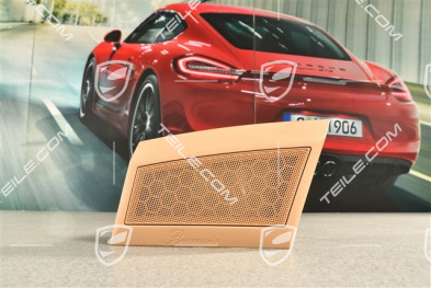 Speaker cover / grille in dashboard, Burmester, Luxor Beige, L