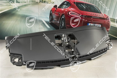 Schalttafel Verkleidung / Armaturenbrett, ohne Head-Up Display, Leder, schwarz