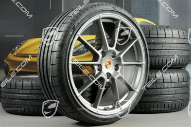 20-inch Spyder summer wheel set, rims 8,5J x 20 ET57 + 10,5J x 20 ET47, Pirelli summer tyres 235/35 ZR20 + 265/35 ZR20
