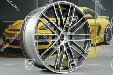 20" Felgensatz Turbo IV, 11,5J x 20 ET76 + 8,5J x 20 ET49, Titan