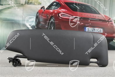 Sonnenblende, mit Spiegel, Schwarz, Coupe, L