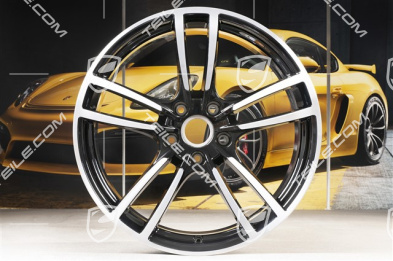 21-inch wheel rim, Cayenne Turbo, 9,5J x 21 ET46, black high gloss