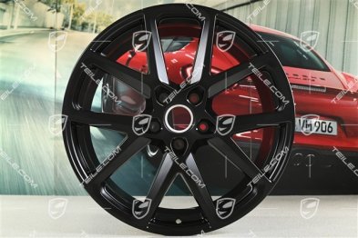 21-inch wheel rim Panamera Sport Design, 11,5J x 21 ET69, black satin matt