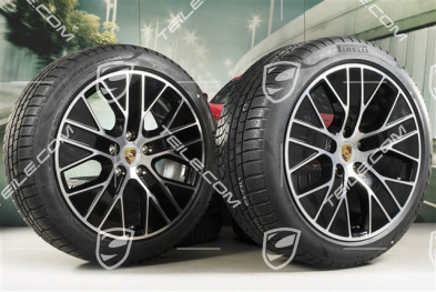 20" Turbo Aero Winterräder Satz, Felgen 9J x 20 ET54 + 11J x 20 ET60, Pirelli Winterreifen 245/45 R20 + 285/40 R20