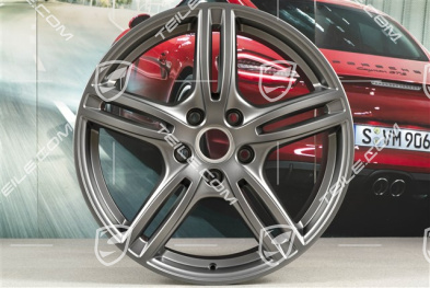 20" Felgensatz Turbo, 10,5J x 20 ET71 + 9,5J x 20 ET71, für Winterbetrieb, Platinum seidenmatt