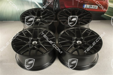 21" komplet felg RS Spyder, 9,5J x 21 ET27 + 10J x 21 ET19, czarny półmat