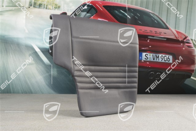 Back seat lower / cushion, Coupe/Targa, leatherette, Space grey, L