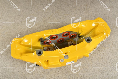Fixed caliper, front axle, yellow, PCCB, R