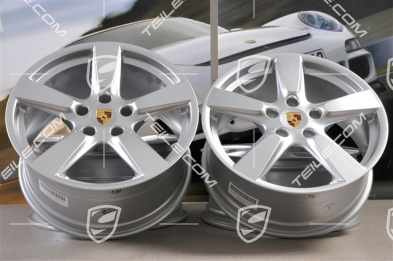 19" Cayman S Felgensatz, 8J x 19 x ET 57 + 9,5J x 19 x ET 45