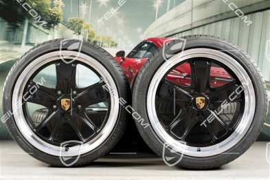 19-inch "911 Sport Classic" summer wheel set, wheels 8,5J x 19 ET55+11,5Jx19 ET67, Michelin summer tyres 235/35 ZR19 + 305/30 ZR19, with TPMS