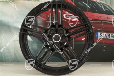 19" Felga Macan Design, 9J x 19 ET21, czarny wysoki połysk
